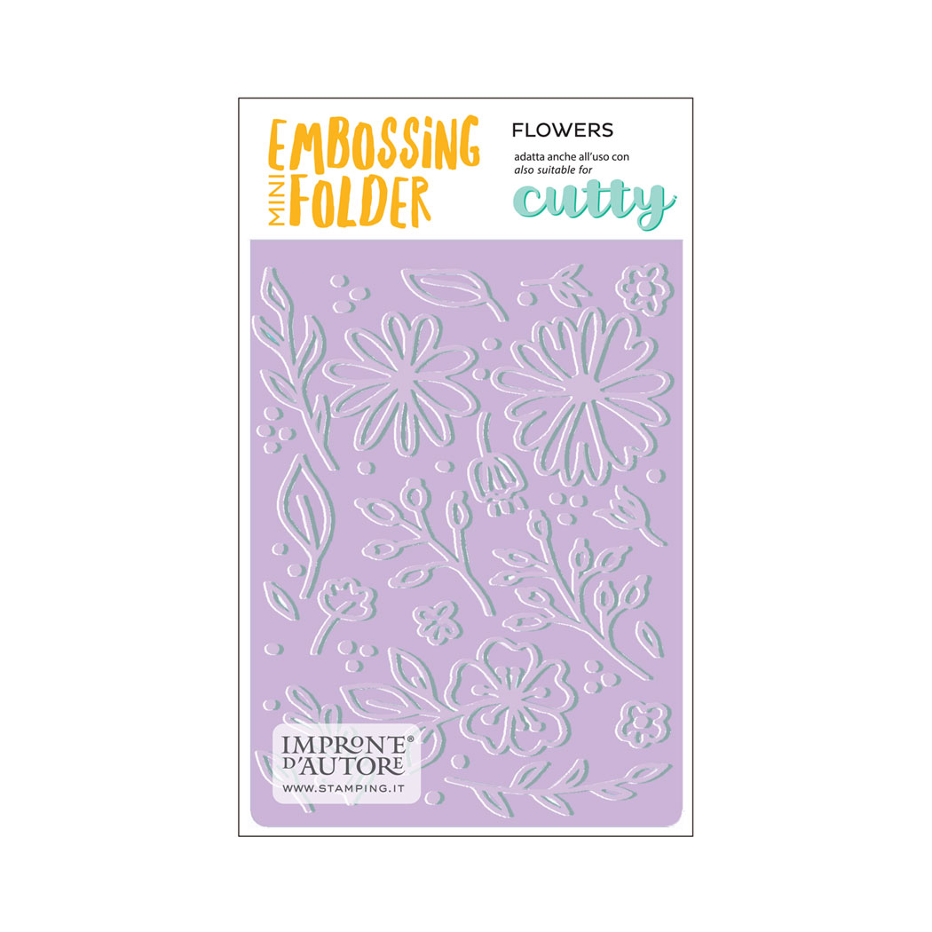 Flowers - Mini Embossing Folder