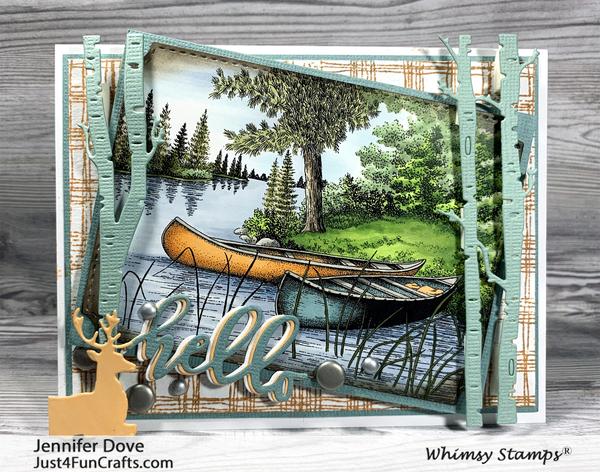 Two Canoes - Rubber Cling