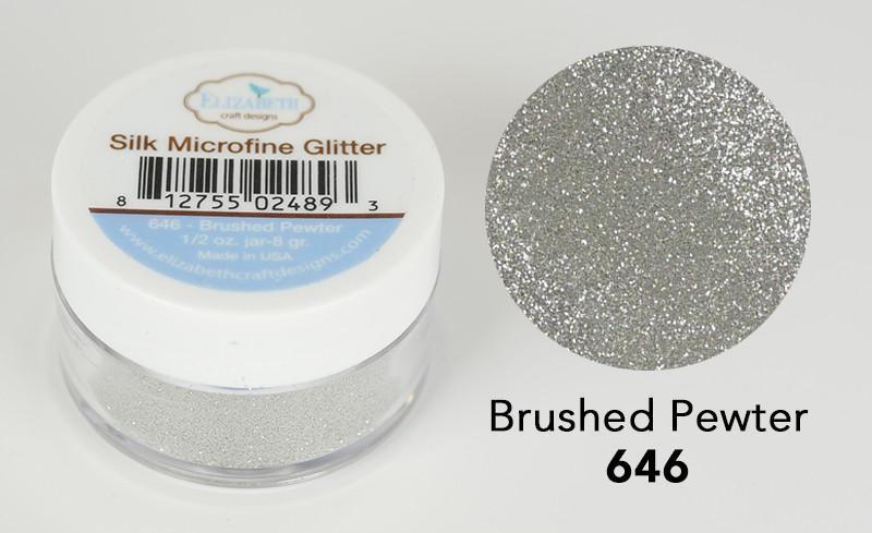 Brushed Pewter - Silk Microfine Glitter Brushed Pewter - Silk Microfine Glitter