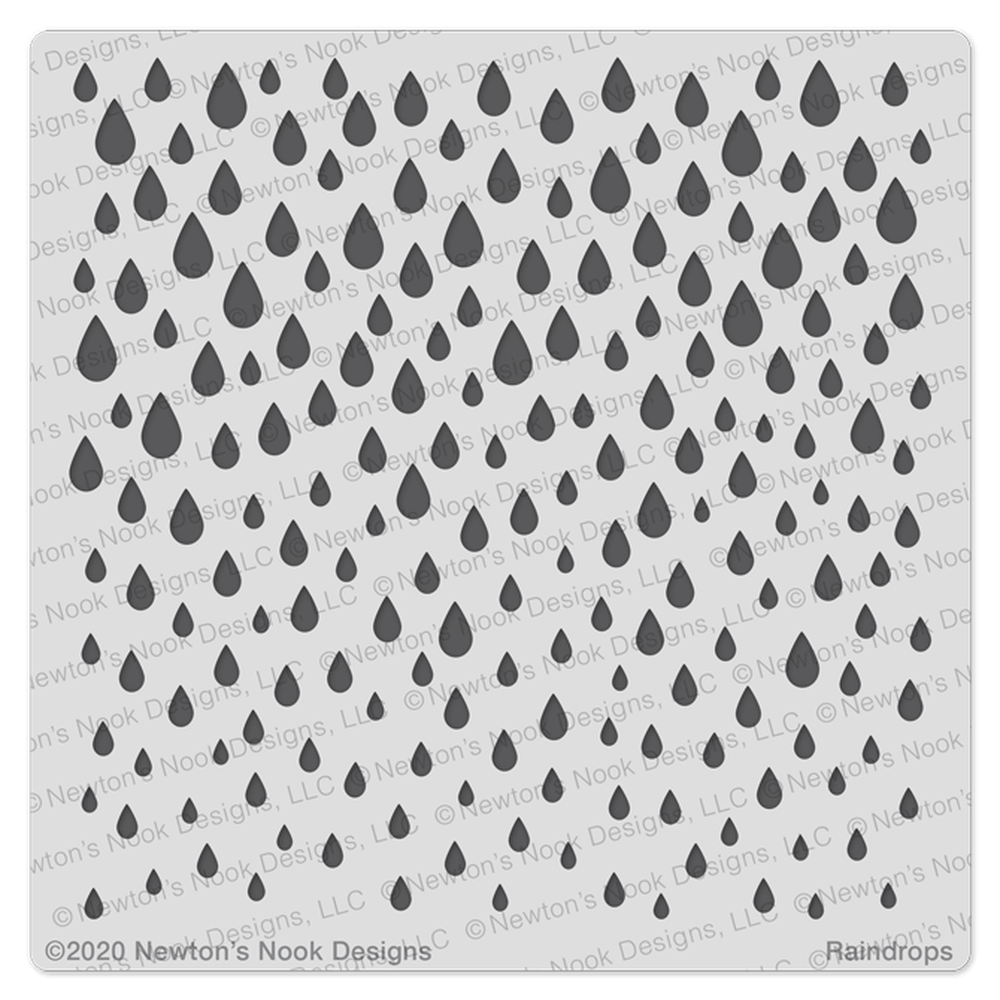 Raindrops - Stencil Raindrops - Stencil