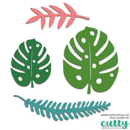 Tropical Leaves - Dies Tropical Leaves - Dies