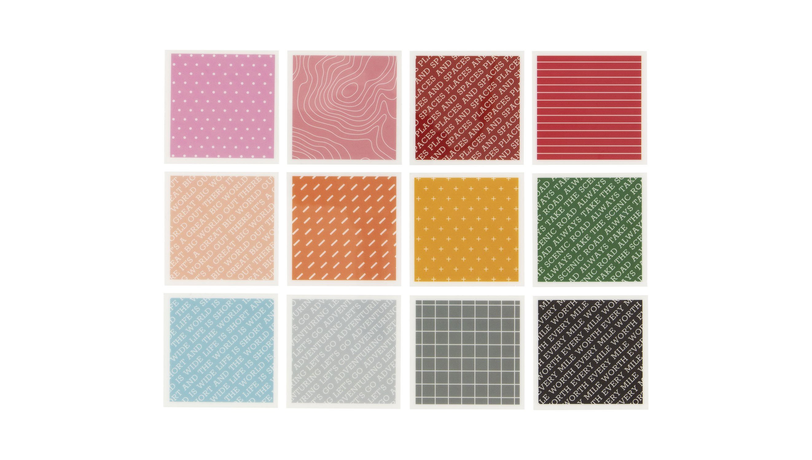 Die Cut Plastic Pieces - Travel Collection 2020