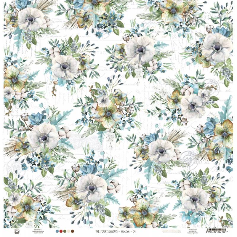 Paper 04 - The Four Seasons - Winter - 12â€œx12"