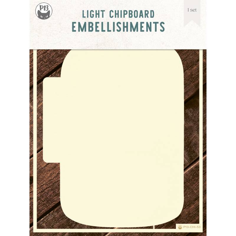 Album Base - Refill Jar - Light Chipboard