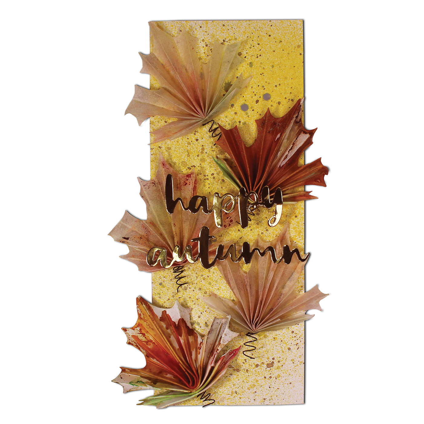 Folded Maple Leaf By Lynda Kanase - Die Set