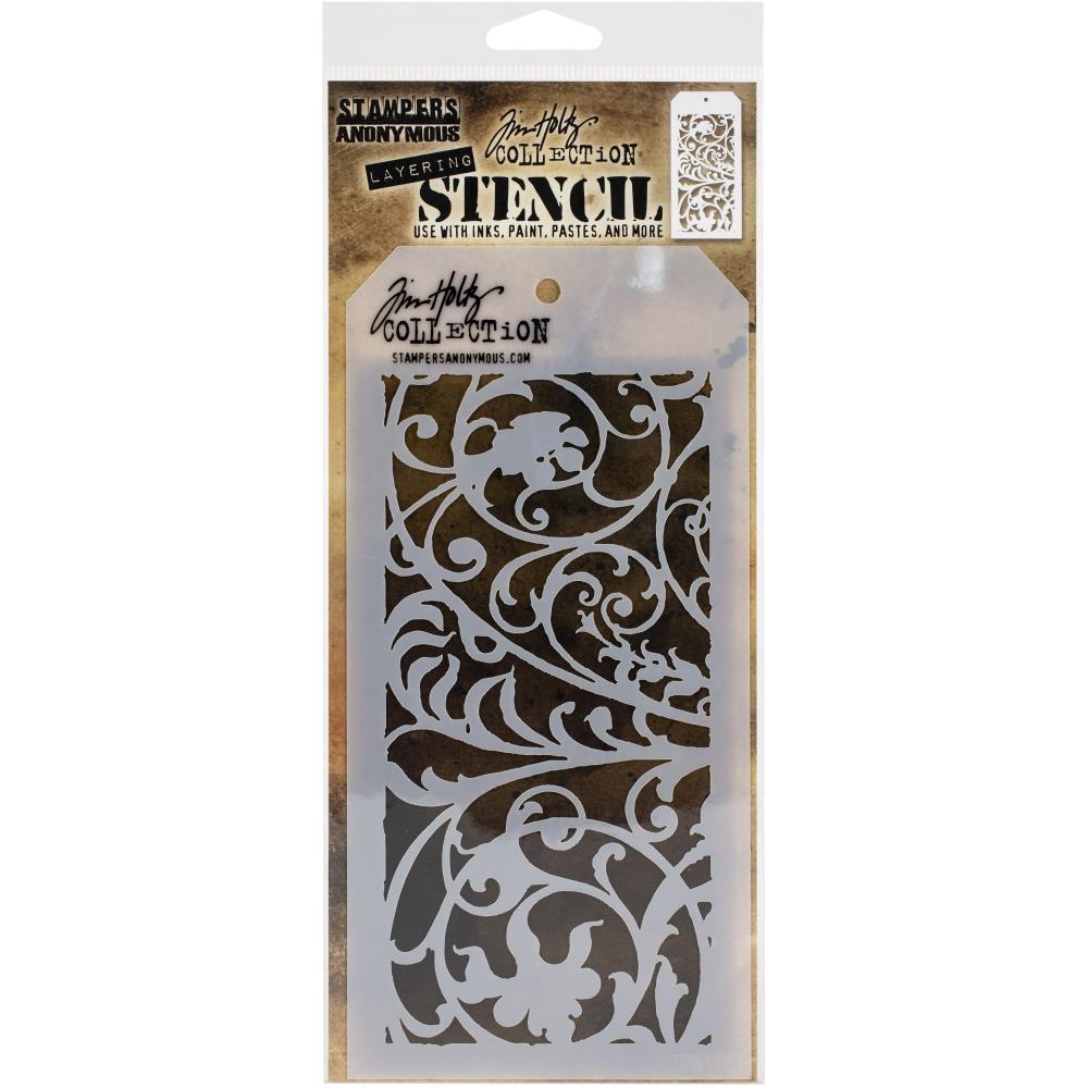 Ironwork Layered - Tim Holtz Layering Stencil Ironwork Layered - Tim Holtz Layering Stencil