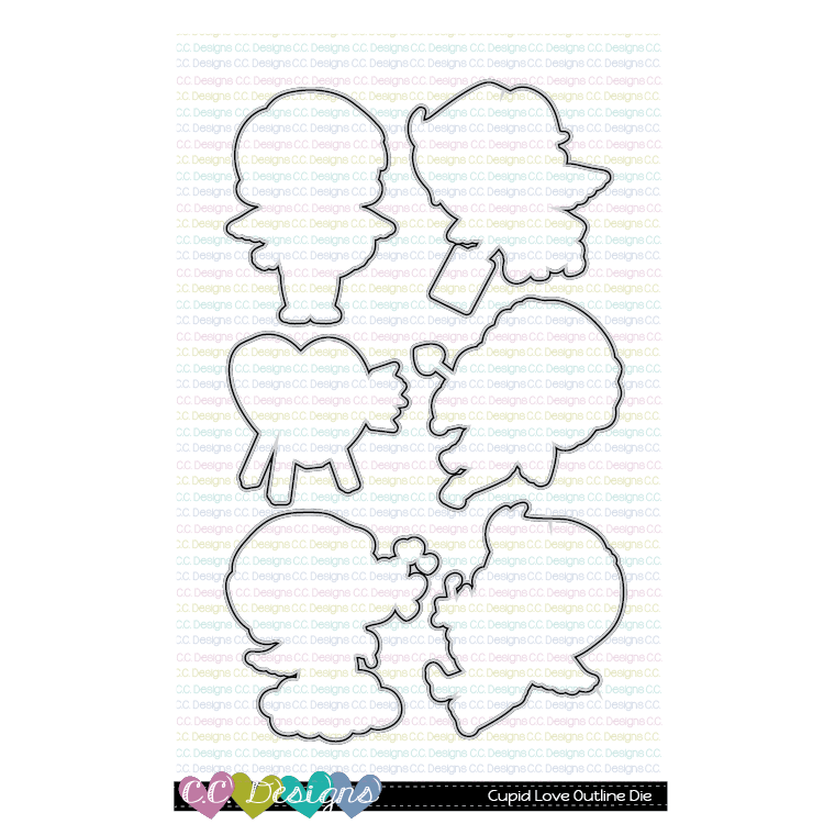 Cupid Love - Outline Metal Die