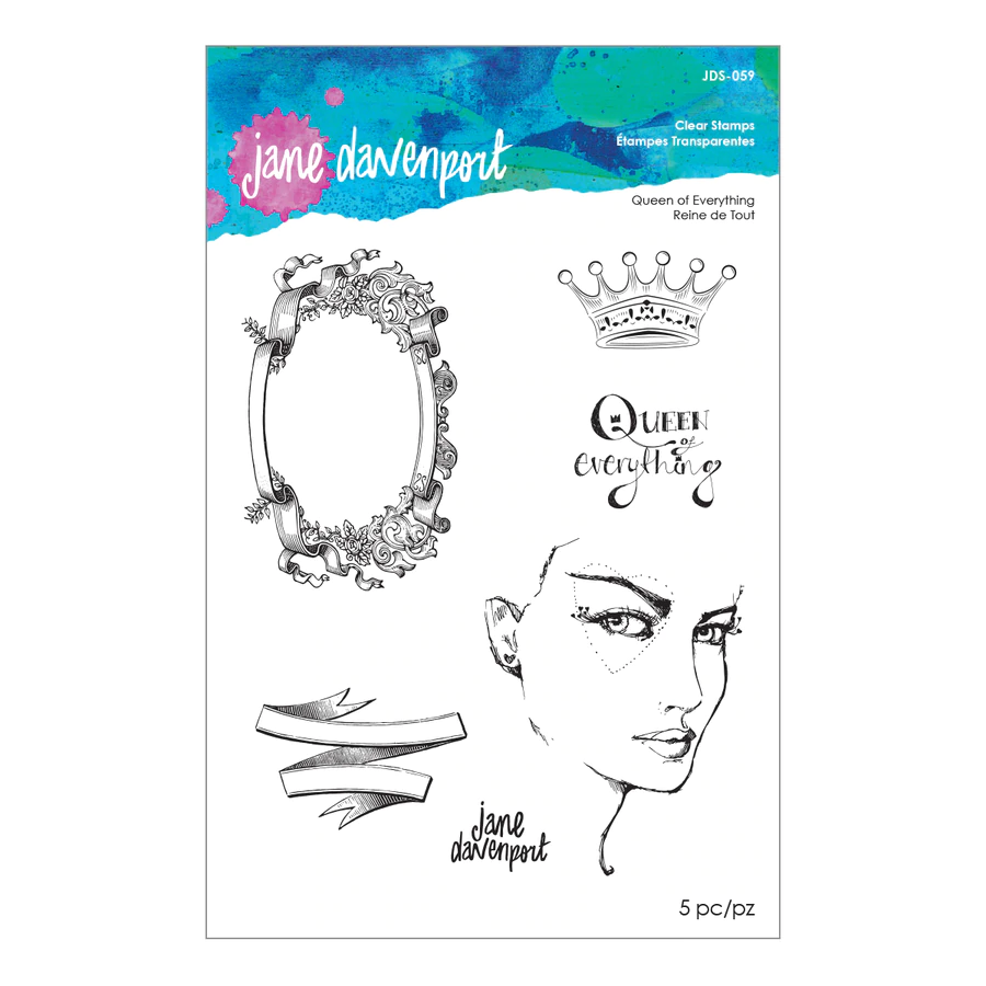 Queen of Everything - Acrylic Stamps - Jane Davenport Queen of Everything - Acrylic Stamps - Jane Davenport