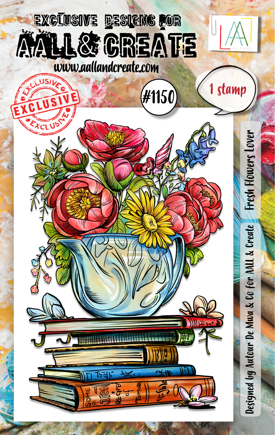 Fresh Flowers Lover - #1150 - A7 Stamp Set Fresh Flowers Lover - #1150 - A7 Stamp Set