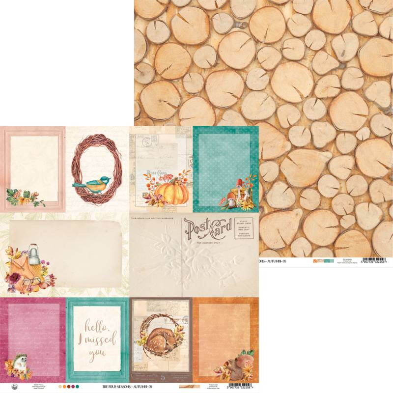 Paper 05 - 12"x12" - The Four Seasons - Autumn