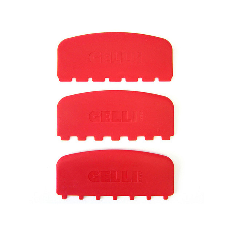 Set of 3 Square Edged Tools - Gel Printing Plate - Gelli Arts