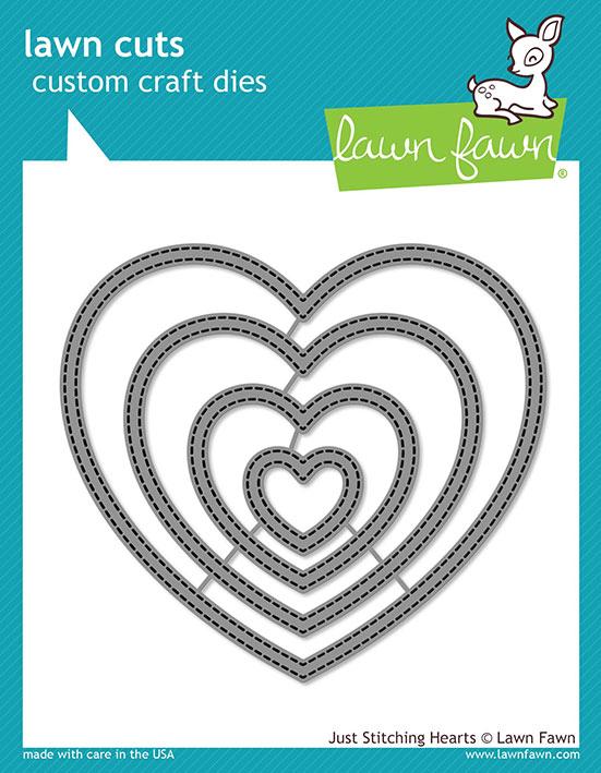 Just Stitching Hearts - lawn cuts