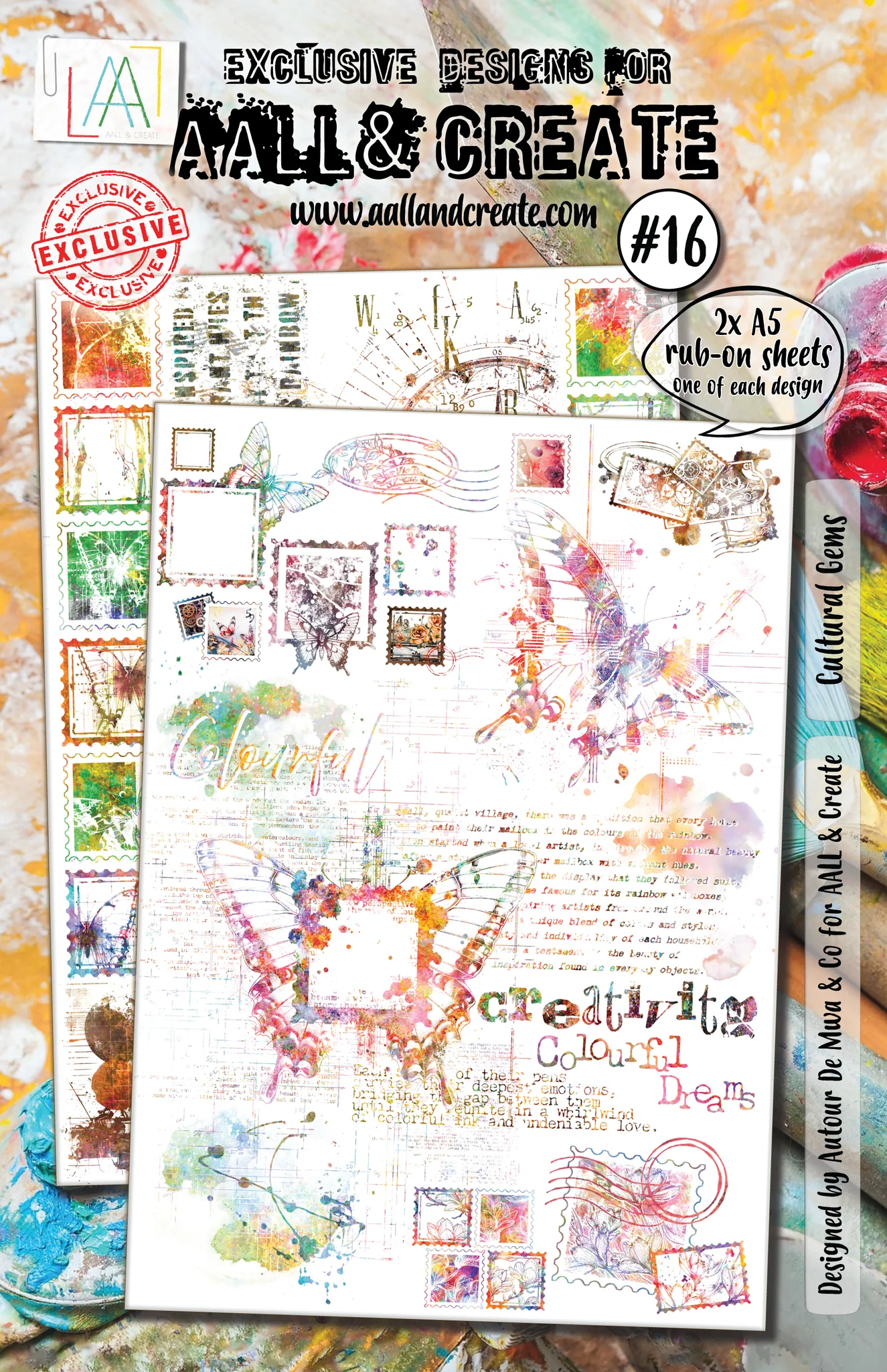 Cultural Gems - #16 - A5 Rub-Ons Cultural Gems - #16 - A5 Rub-Ons