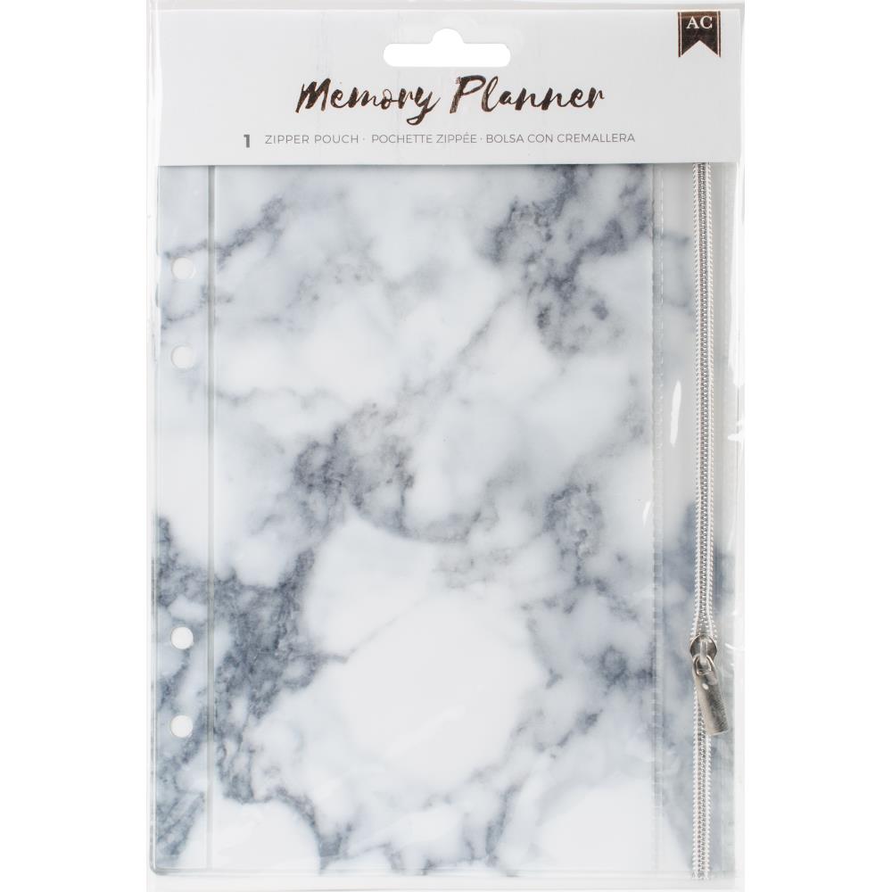 Marble Crush - Zipper Pouch Insert - Memory Planner - American Crafts