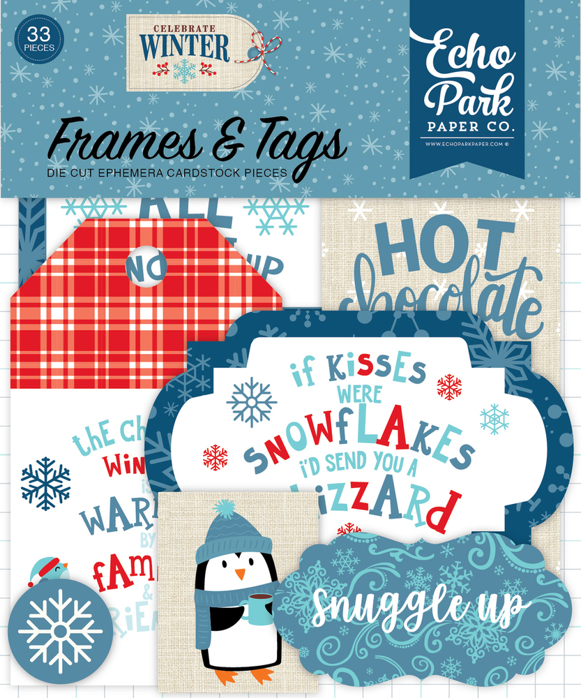 Frames & Tags Ephemera - Celebrate Winter - Echo Park