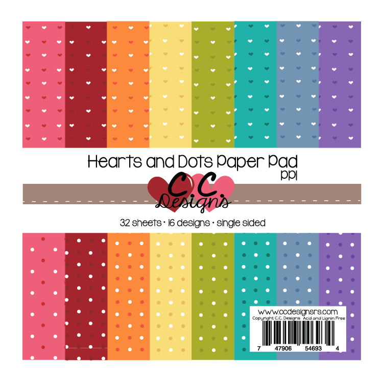 Hearts Dots - Paper Pad Hearts Dots - Paper Pad
