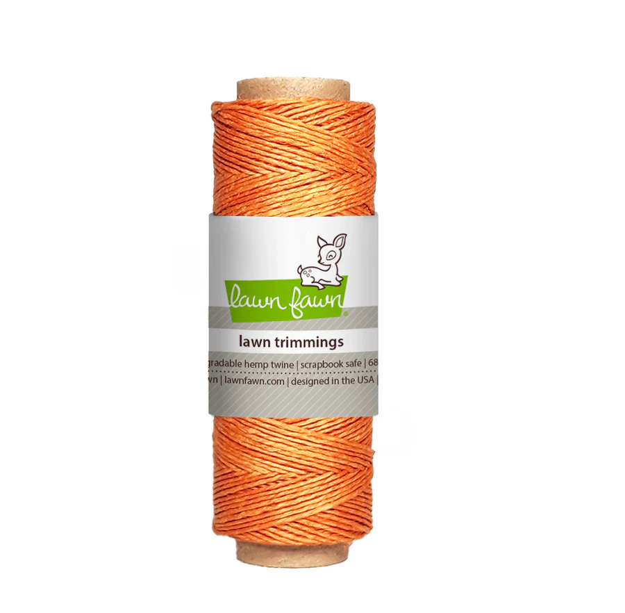 Orange Hemp Twine - Lawn Fawn Orange Hemp Twine - Lawn Fawn