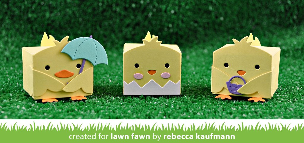 Tiny Gift Box Chick and Duck Add-On - lawn cuts Tiny Gift Box Chick and Duck Add-On - lawn cuts