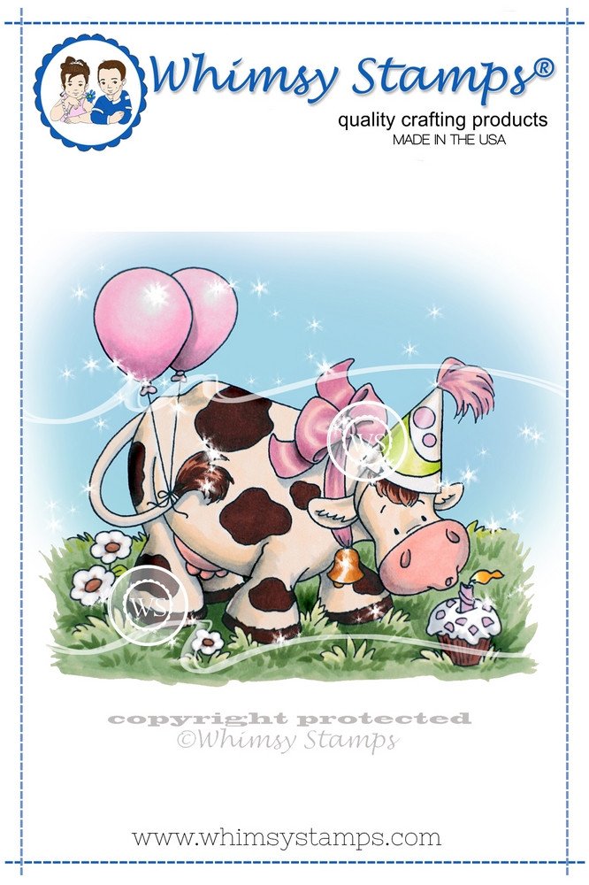 Birthday Cow- Crissy Armstrong Collection