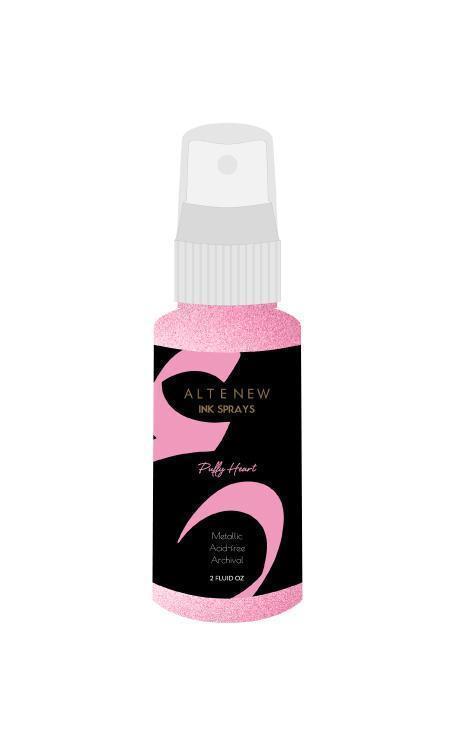 Puffy Heart - Ink Spray