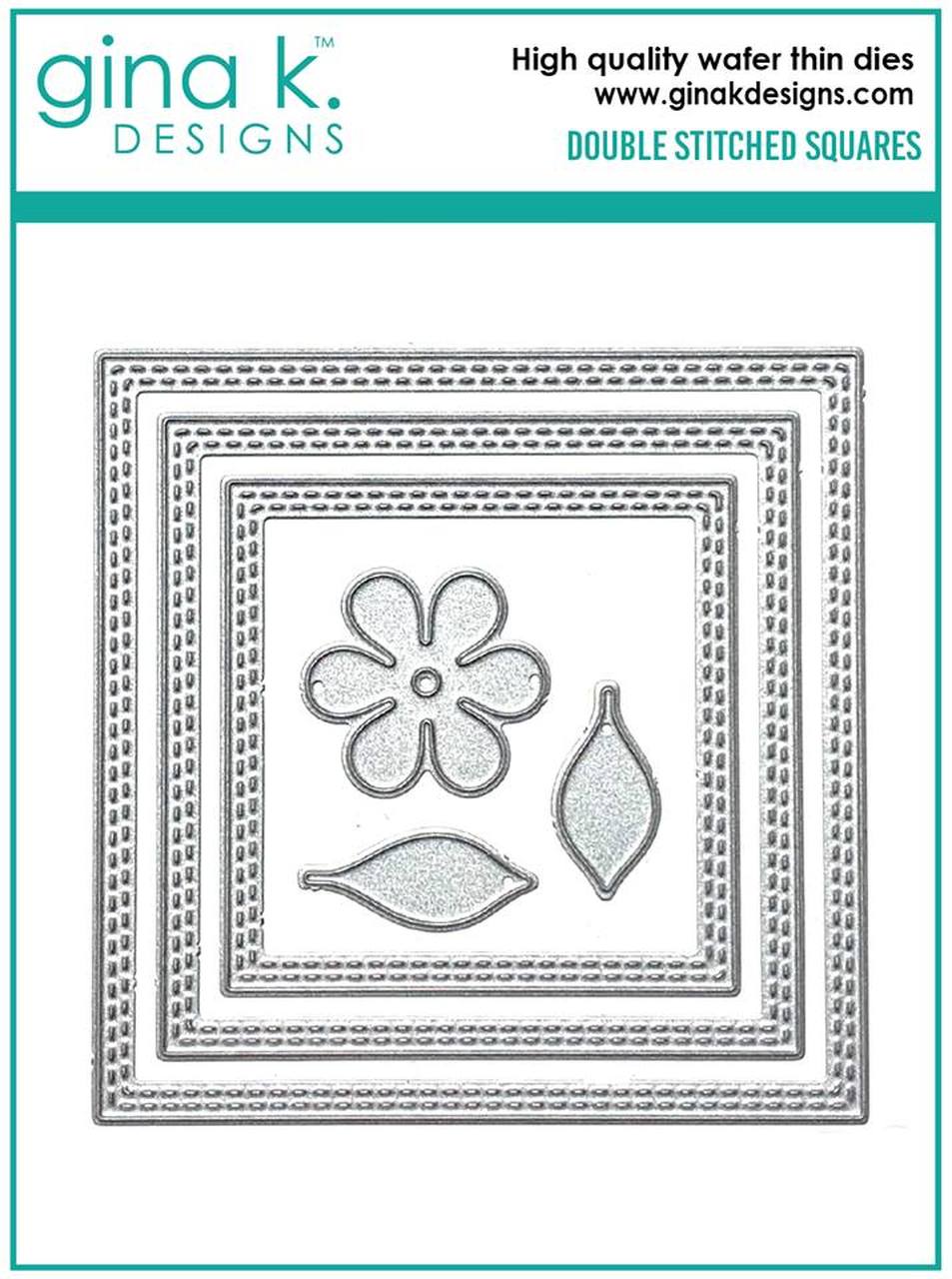 Double Stitched Squares - Dies