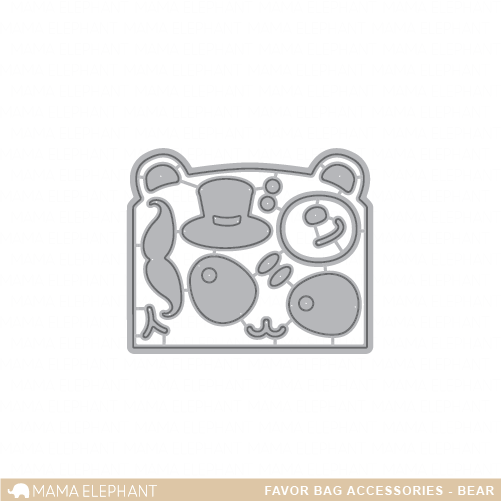 Favor Bag Accessory Bear - Creative Cuts Favor Bag Accessory Bear - Creative Cuts