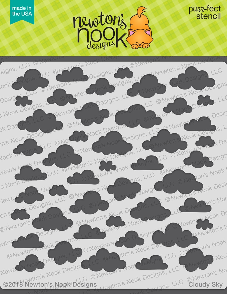Cloudy Sky - Stencil