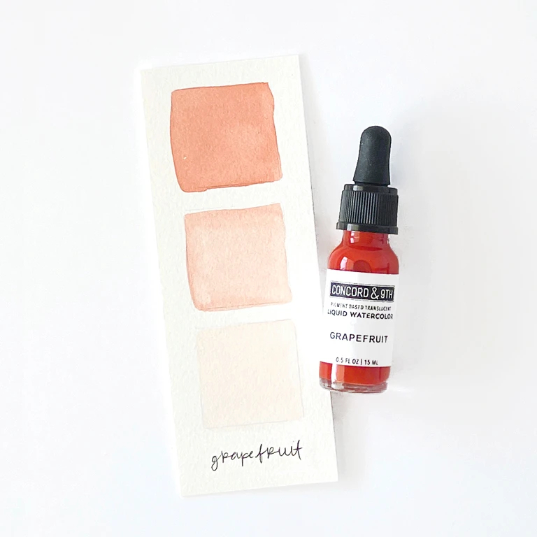 Grapefruit - Liquid Watercolor
