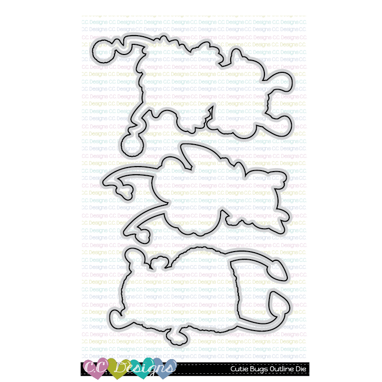 Cutie Bugs - Outline Metal Die Cutie Bugs - Outline Metal Die