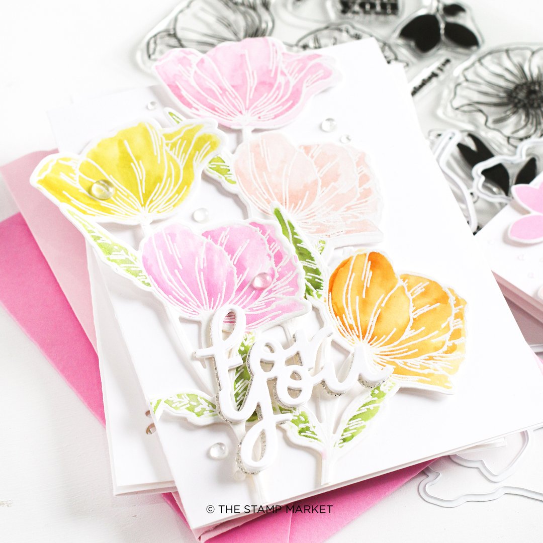 Poppies for You - Stencil Poppies for You - Stencil