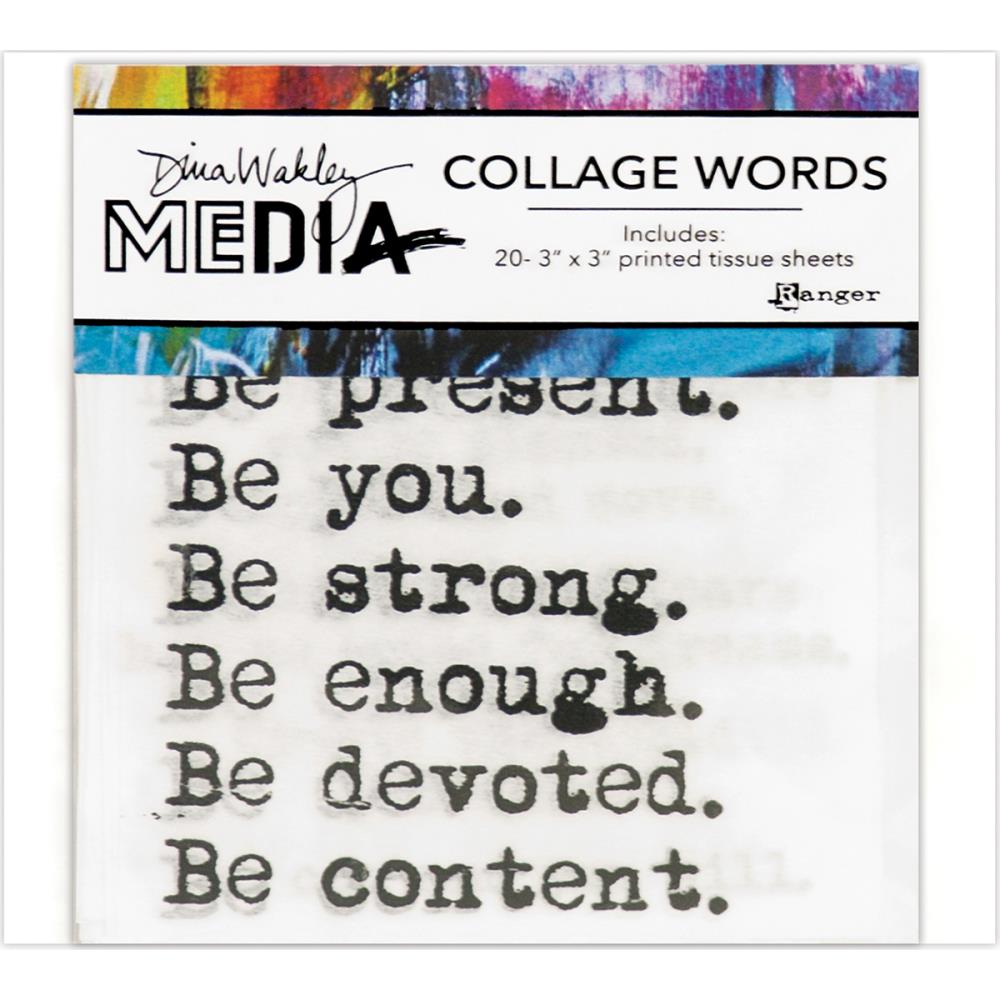 #1 - Dina Wakley Media Collage Tissue Paper