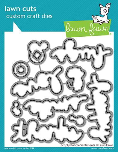 Scripty Bubble Sentiments - Lawn Cuts Scripty Bubble Sentiments - Lawn Cuts