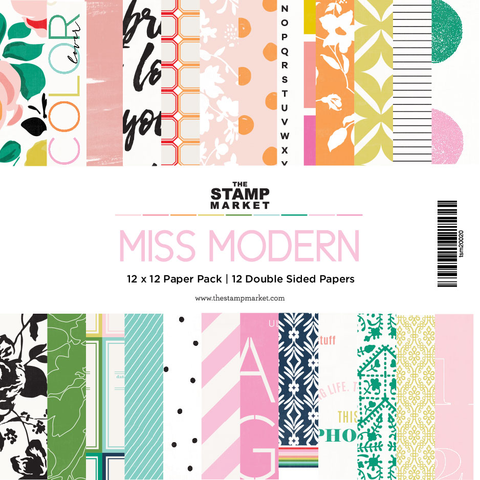 Miss Modern 12"x12" Paper Pack