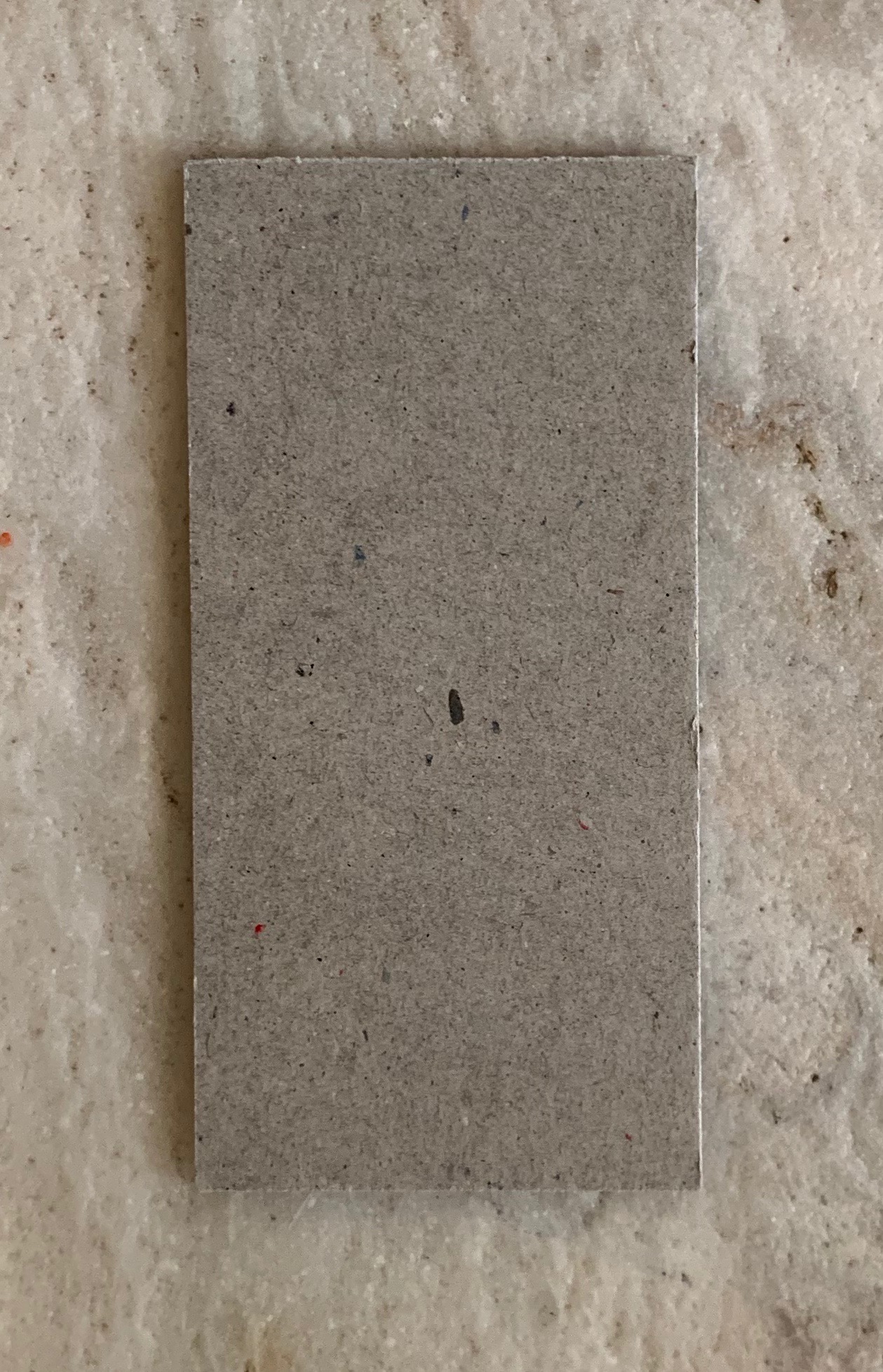 10,2cm x 3,0cm - Buchbinderpappe