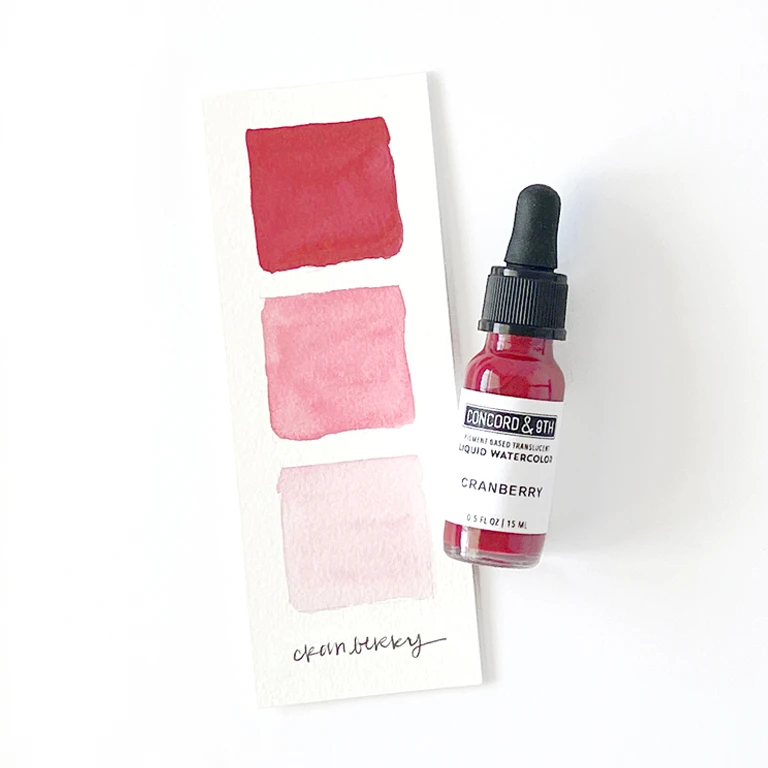 Cranberry - Liquid Watercolor