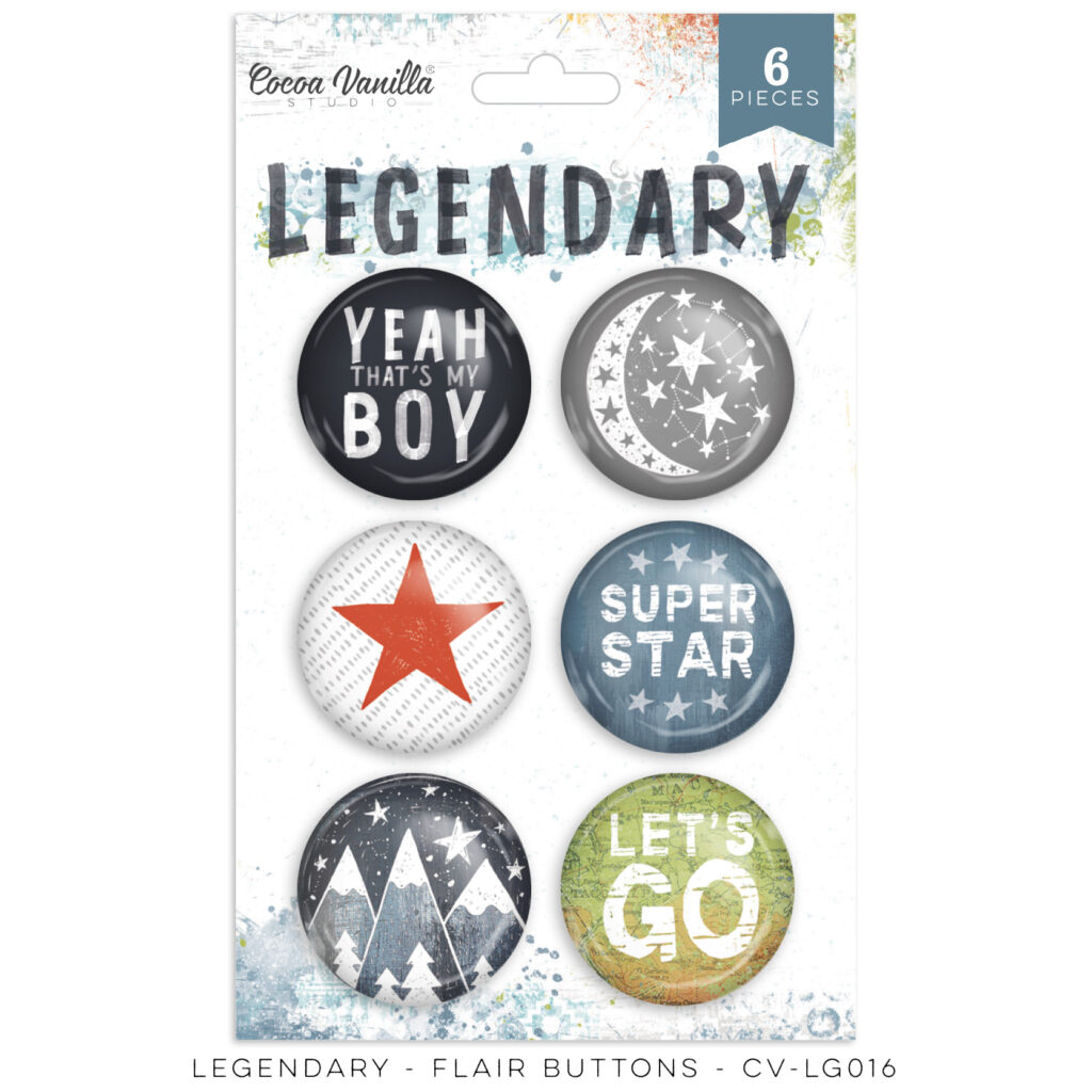 Flair Buttons - LEGENDARY