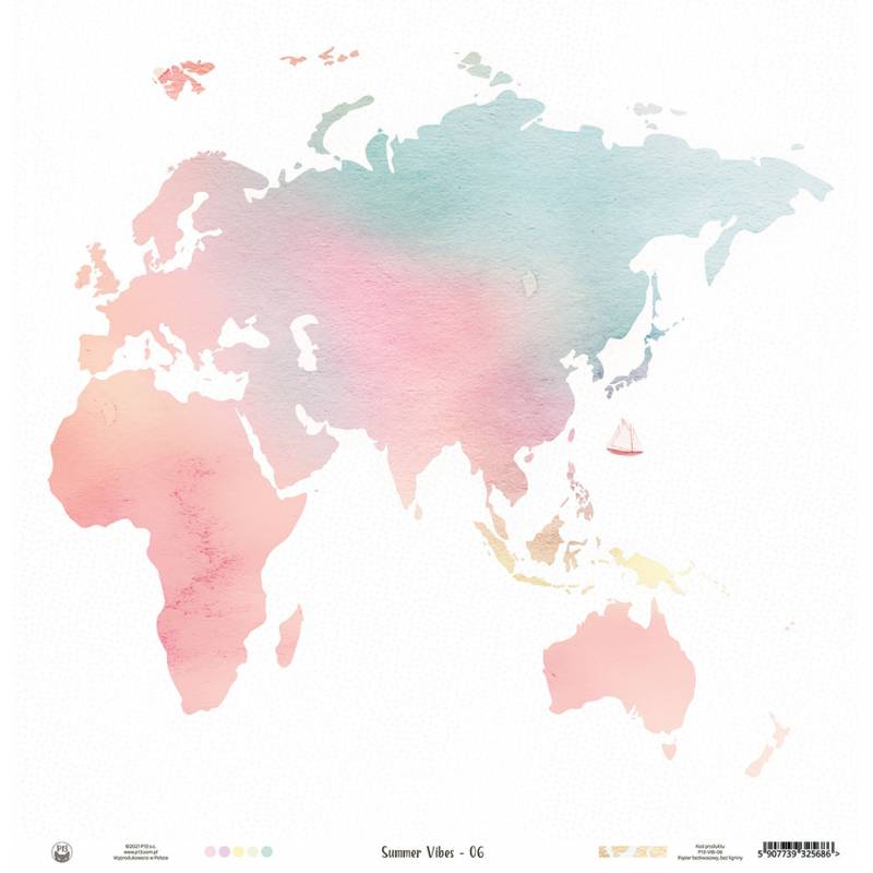 Paper 06 - 12"x12" - Summer Vibes