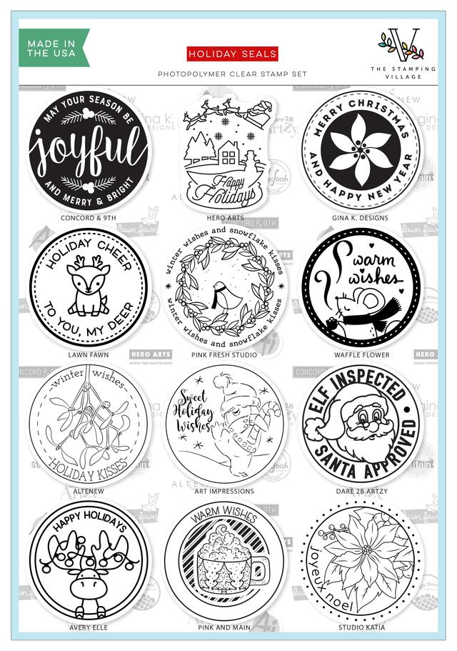 Holiday Seals - The Stamping Village