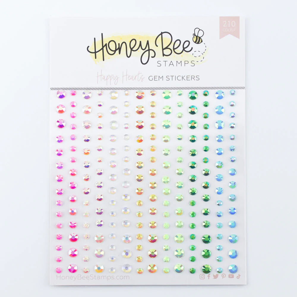 Happy Hearts - Gem Stickers 