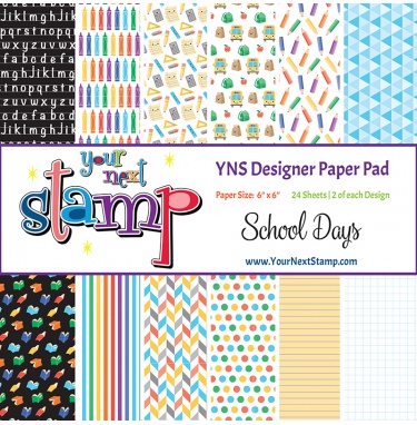 School Days - 6x6 Paper Pad