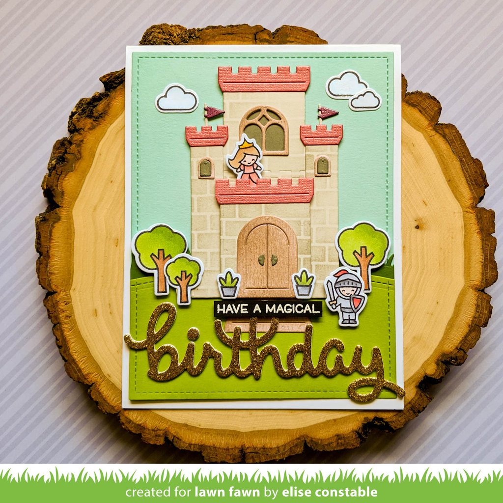 Scripty Birthday - lawn cuts Scripty Birthday - lawn cuts