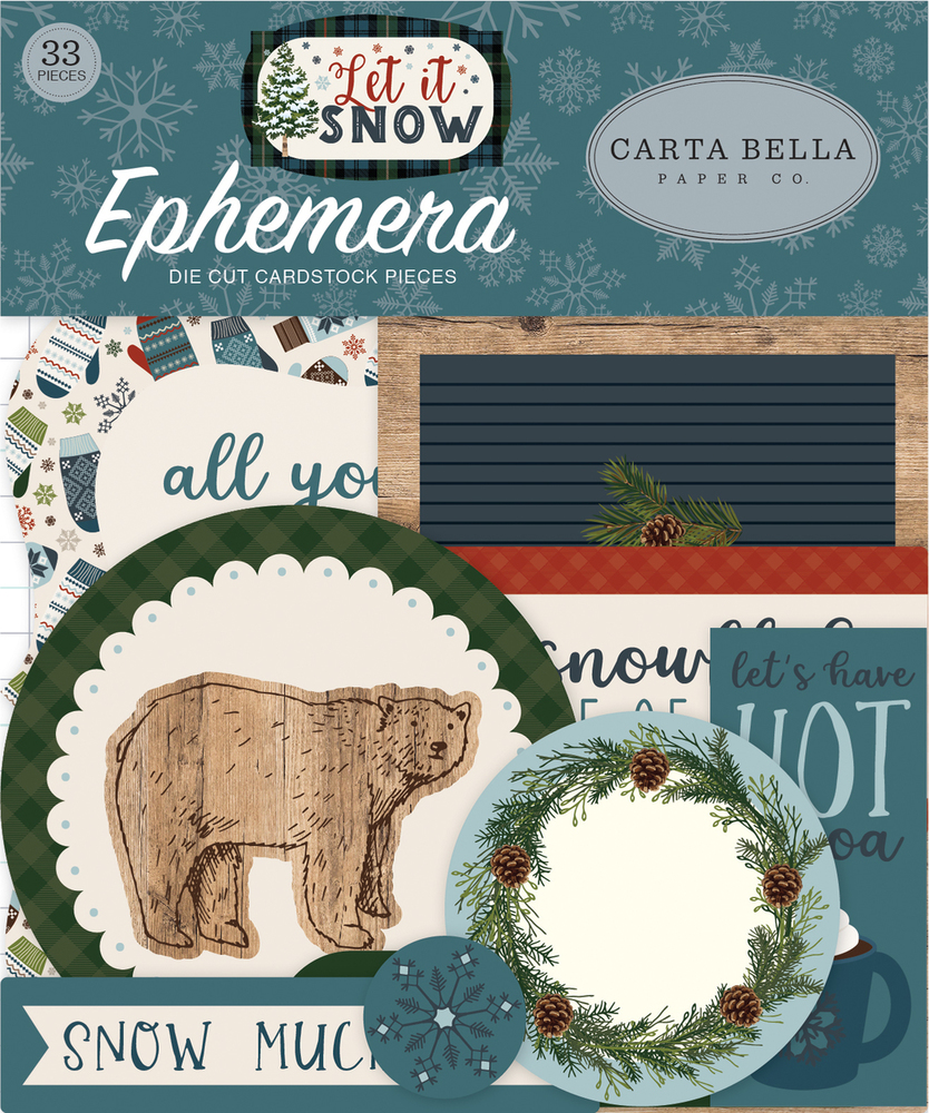 Ephemera - Let it Snow - Carta Bella