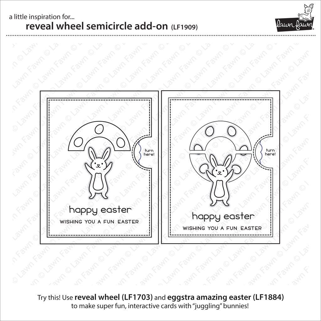 Reveal Wheel Semicircle Add-On - lawn cuts Reveal Wheel Semicircle Add-On - lawn cuts
