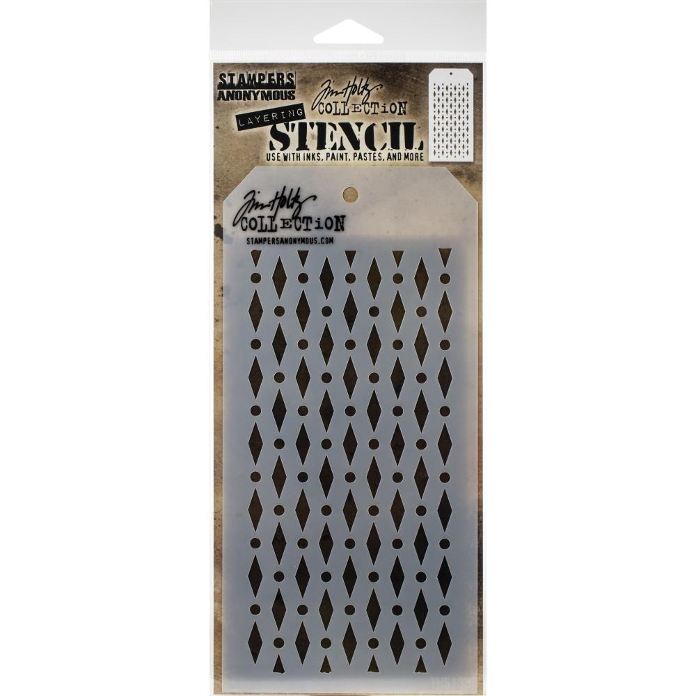 Diamond Dots - Tim Holtz Layering Stencil