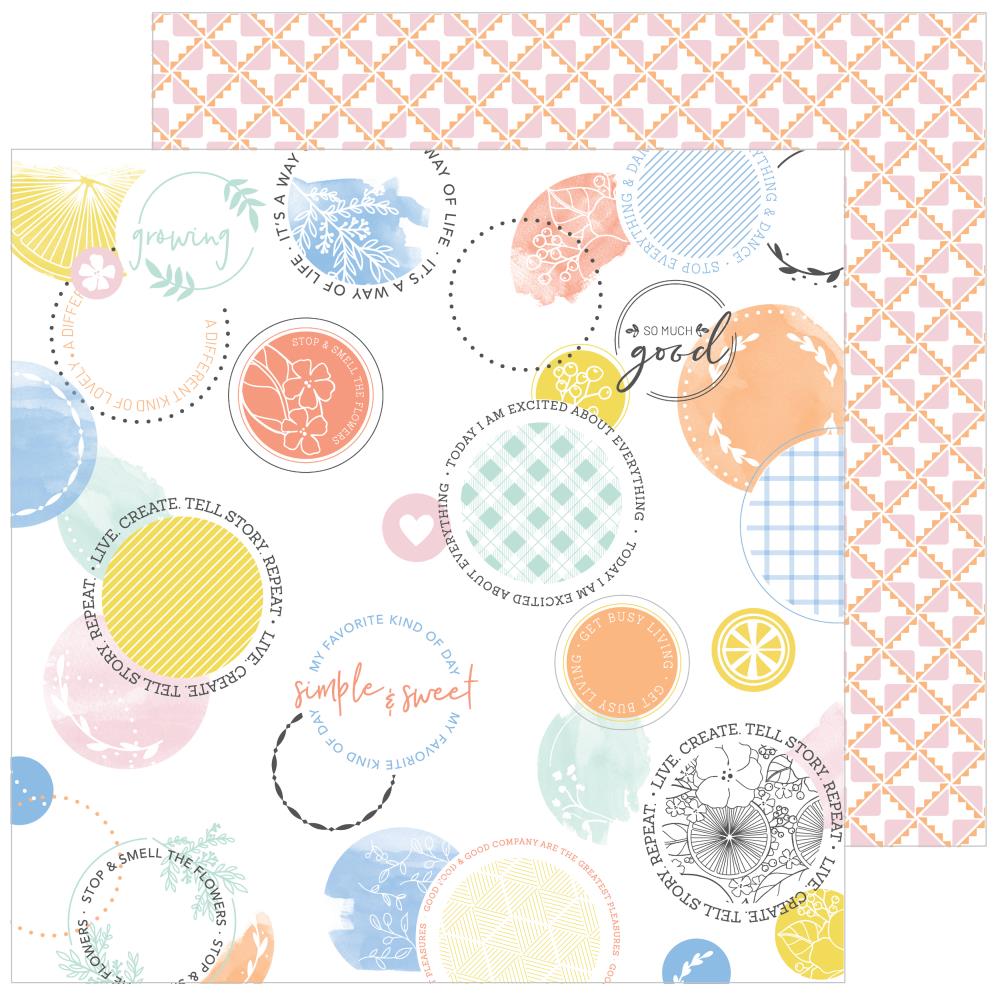 Splendid - Simple & Sweet - Pinkfresh Studio - 12"X12"