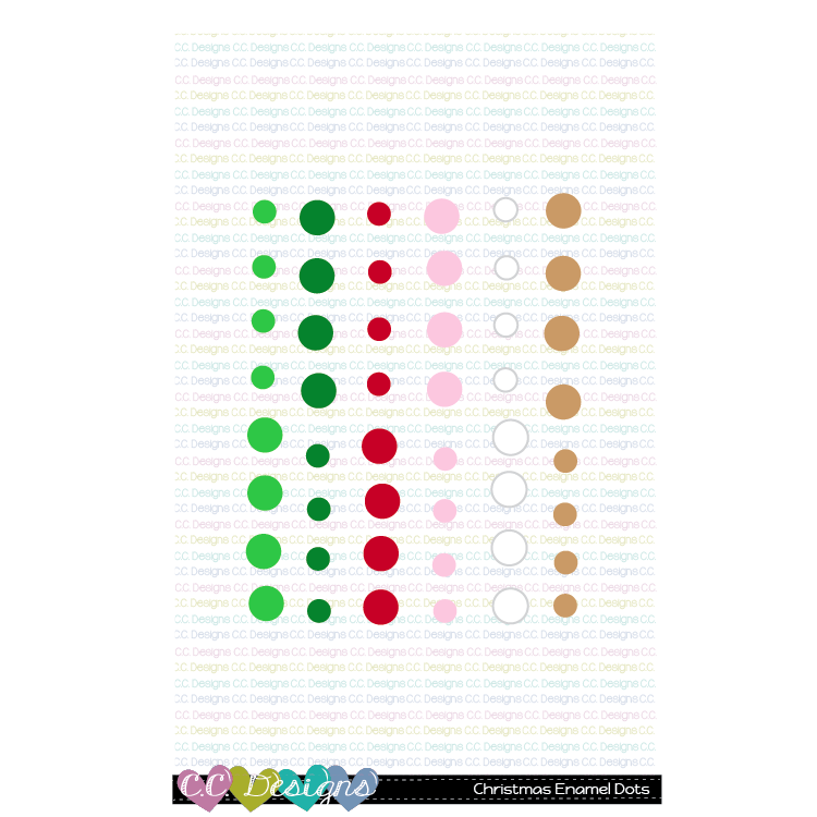 Christmas - Enamel Dots