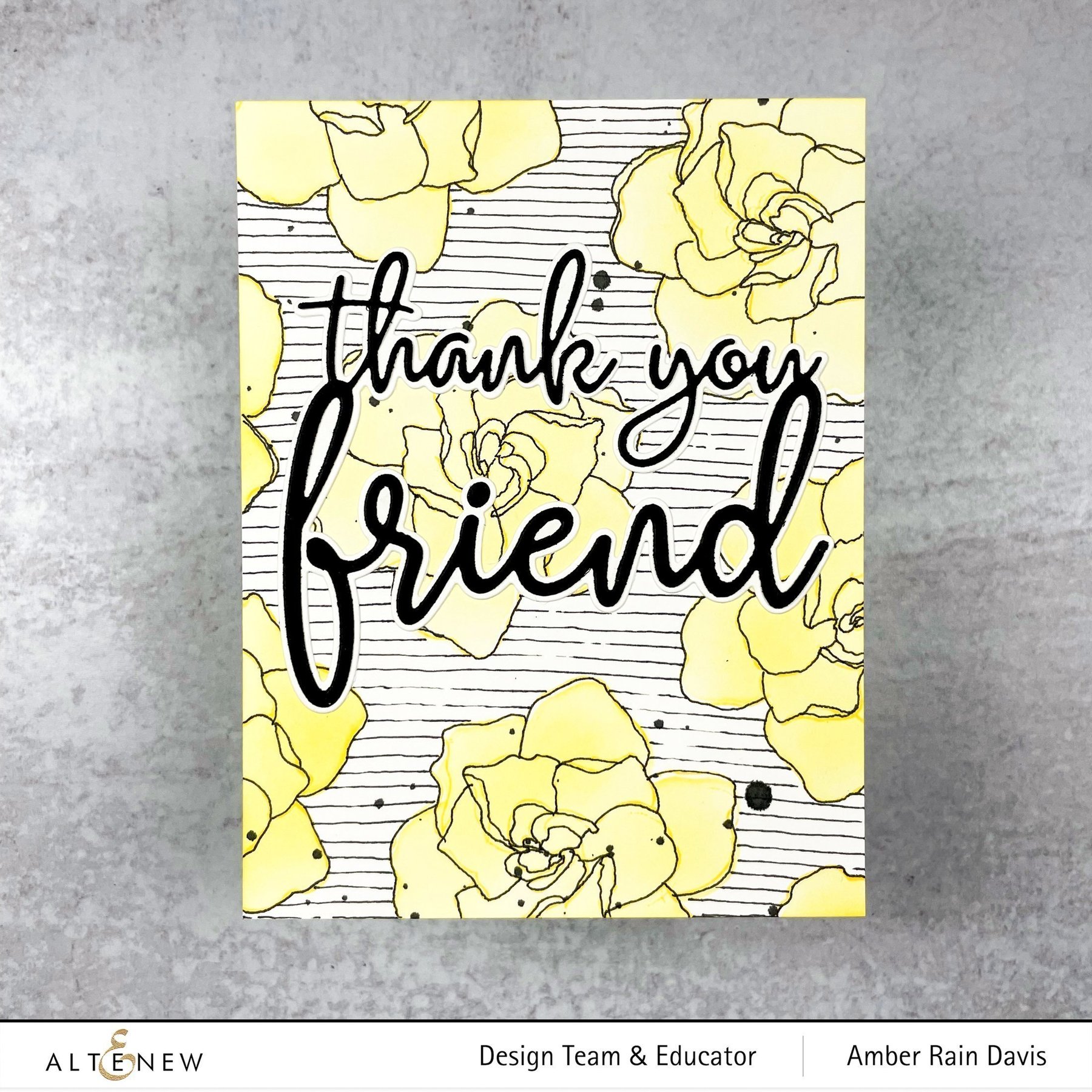 Gardenia Duo - Stencil Gardenia Duo - Stencil