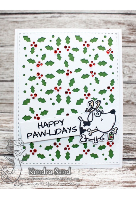 Holly Berry Panel - Die Set Holly Berry Panel - Die Set