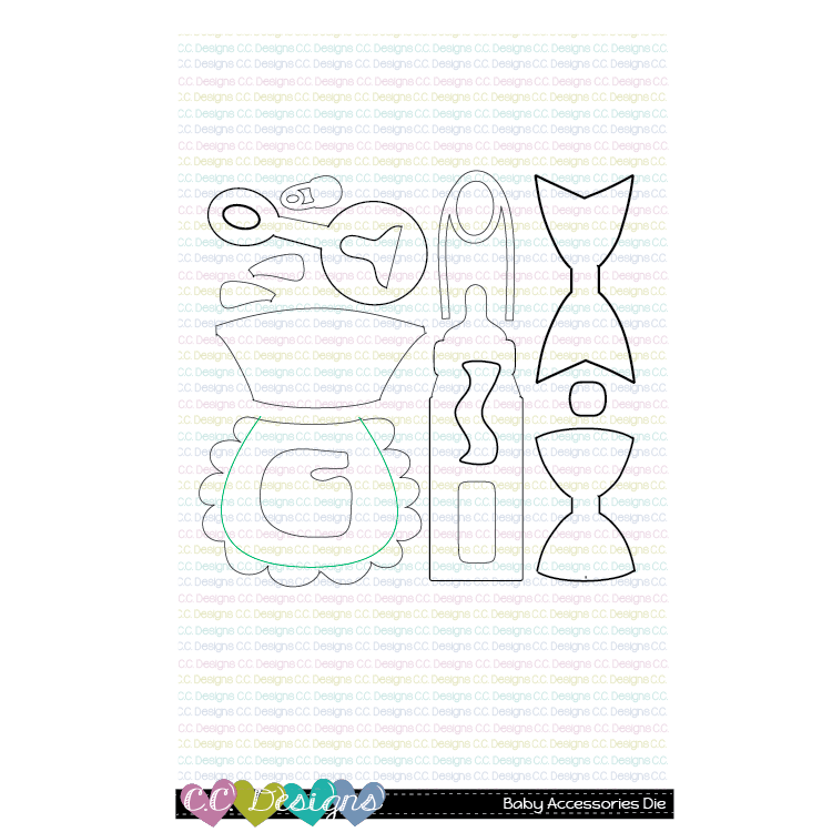 Baby Accessories - Outline Metal Die Baby Accessories - Outline Metal Die