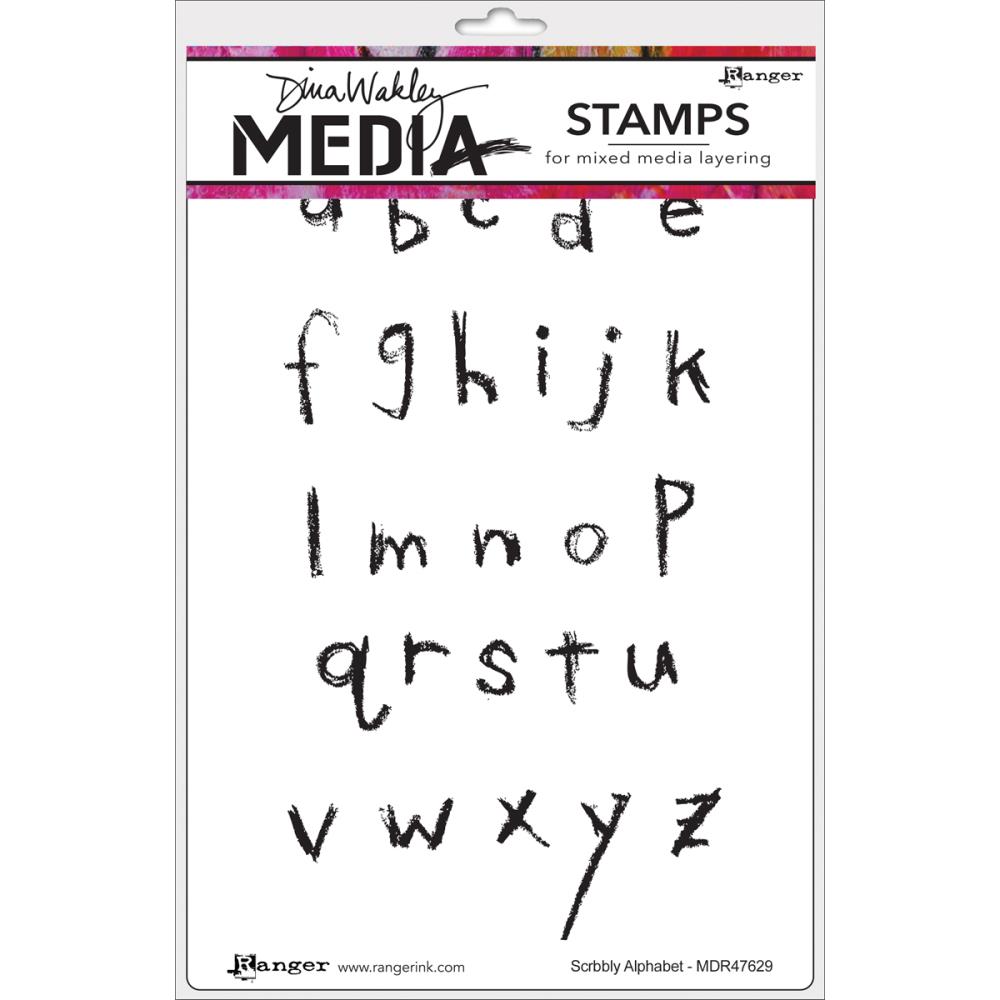Scribbly Alphabet - Dina Wakley Scribbly Alphabet - Dina Wakley